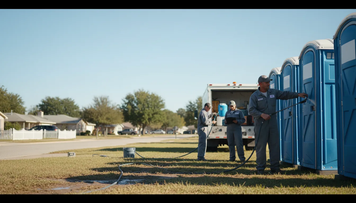 Long-Term Portable Toilet Rental in Rock Springs, WI near me